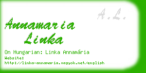 annamaria linka business card
