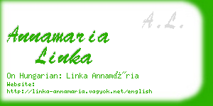 annamaria linka business card